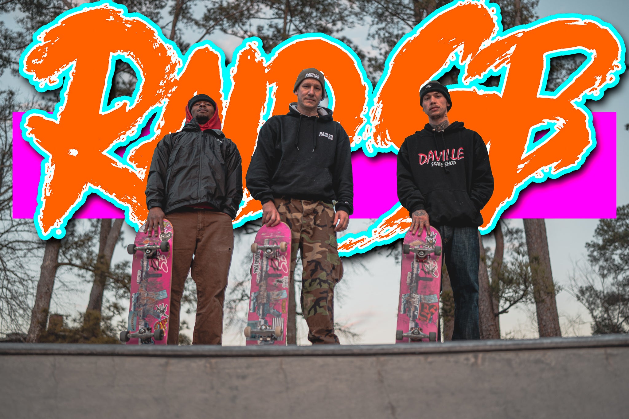 Raid Team 1 Skate Team for Raid Skateboards these guys thrash the streets and the park